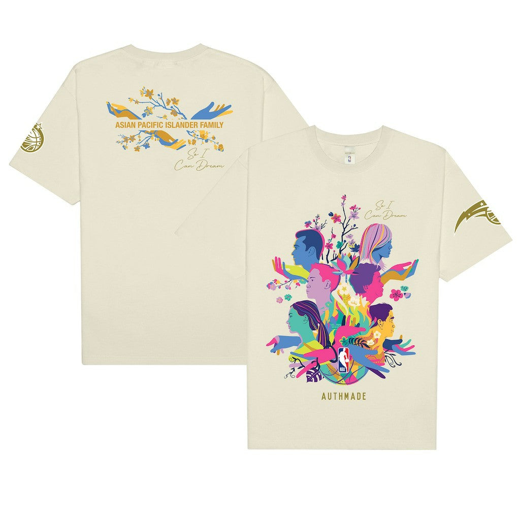Orlando Magic AUTHMADE x NBA Unisex AAPI Dreamers T-Shirt Cream