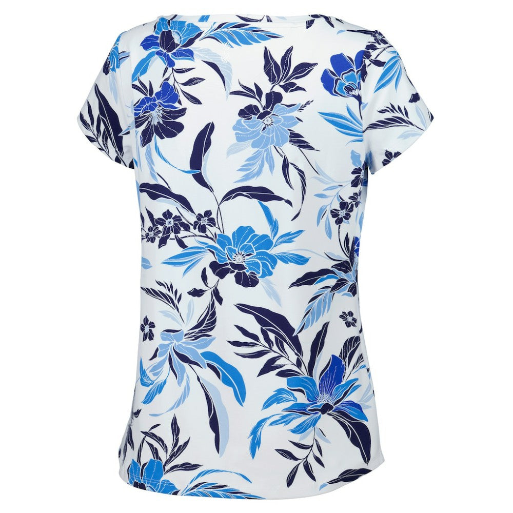 Boston Red Sox Tommy Bahama Women's Aubrey Romantic Blooms IslandZone T-Shirt - White T-shirts