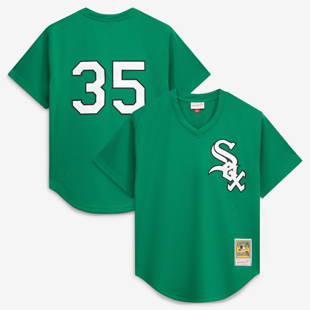 Frank Thomas Chicago White Sox Mitchell & Ness Authentic Batting Practice Jersey - Green Jerseys