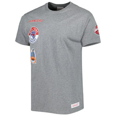 NHL New York Rangers Mitchell & Ness City Collection T-Shirt - Heather Gray