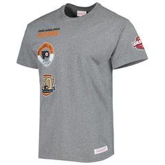 NHL Philadelphia Flyers Mitchell & Ness City Collection T-Shirt - Heather Gray