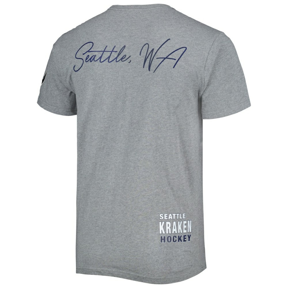 NHL Seattle Kraken Mitchell & Ness City Collection T-Shirt - Heather Gray