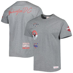 NHL Washington Capitals Mitchell & Ness City Collection T-Shirt - Heather Gray