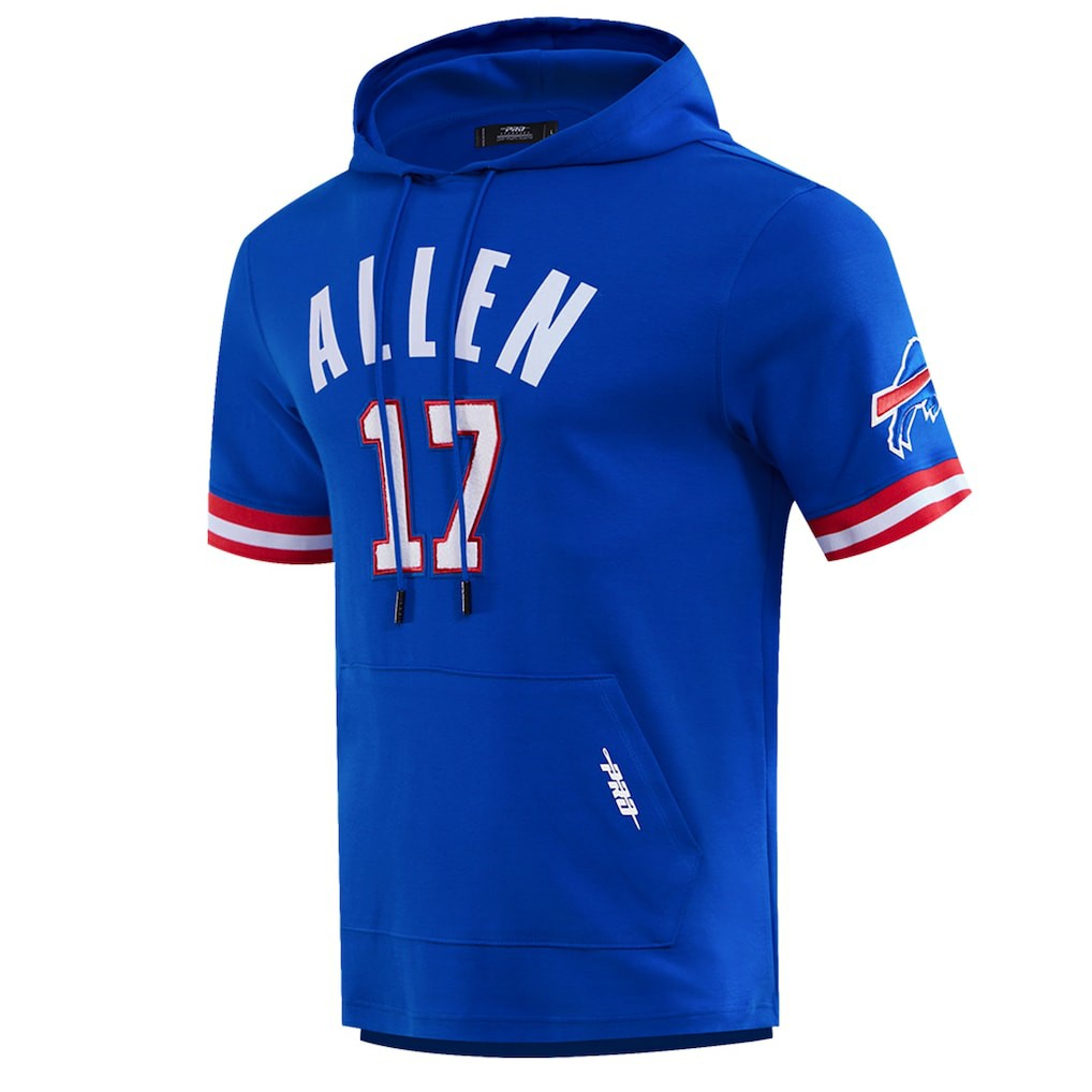 Josh Allen Buffalo Bills Pro Standard Player Name & Number Hoodie T-Shirt Royal