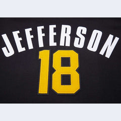 Justin Jefferson Minnesota Vikings Pro Standard Player Name & Number Hoodie T-Shirt Black