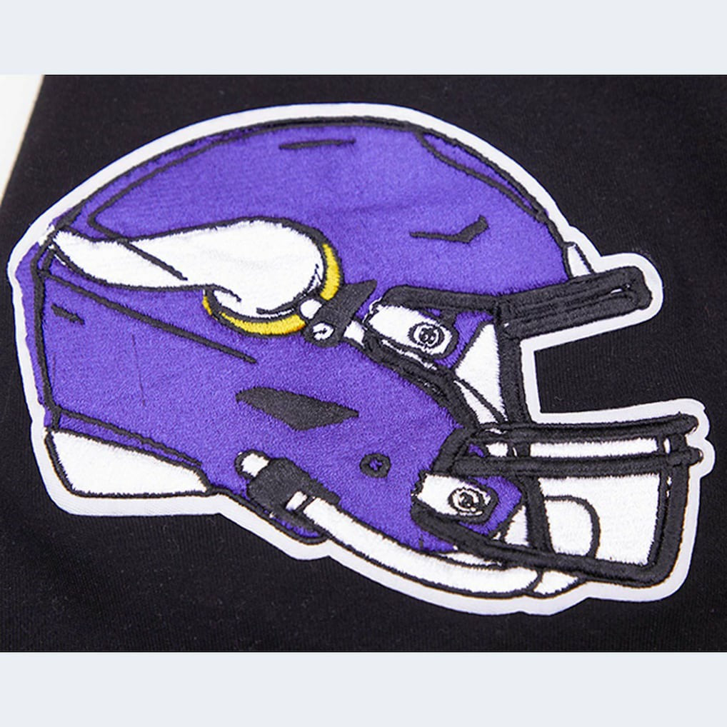 Justin Jefferson Minnesota Vikings Pro Standard Player Name & Number Hoodie T-Shirt Black