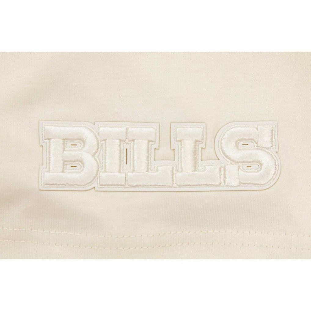 Josh Allen Buffalo Bills Player Name & Number Neutral Short Sleeve Pullover Hoodie Oatmeal