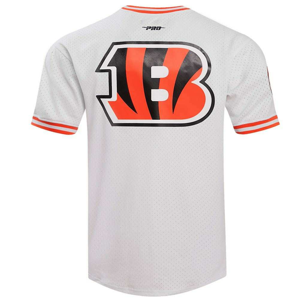 Joe Burrow Cincinnati Bengals Pro Standard Player Name & Number Mesh T-Shirt White