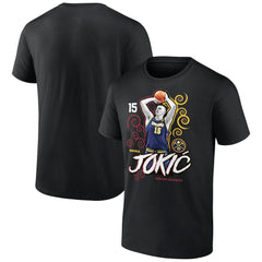 Nikola Jokic Denver Nuggets Competitor T-Shirt Black
