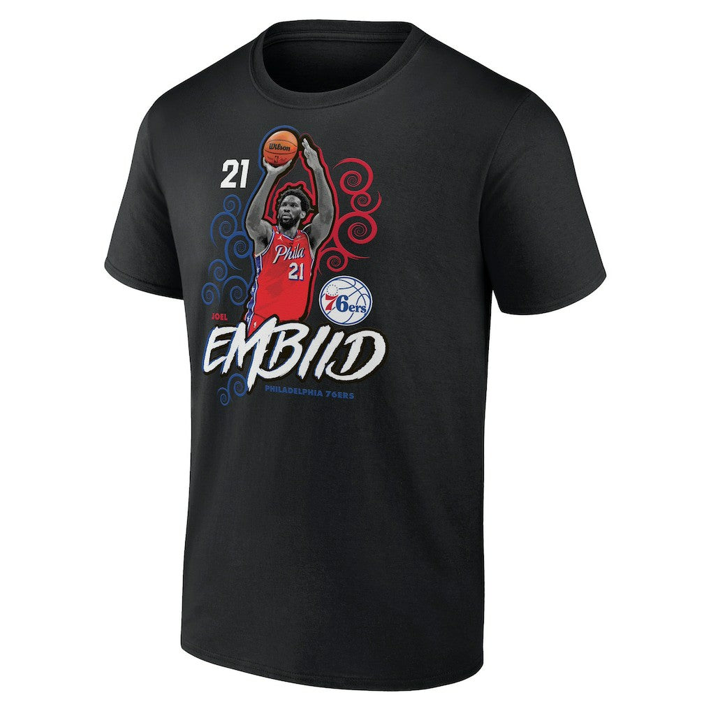 Joel Embiid Philadelphia 76ers Competitor T-Shirt Black