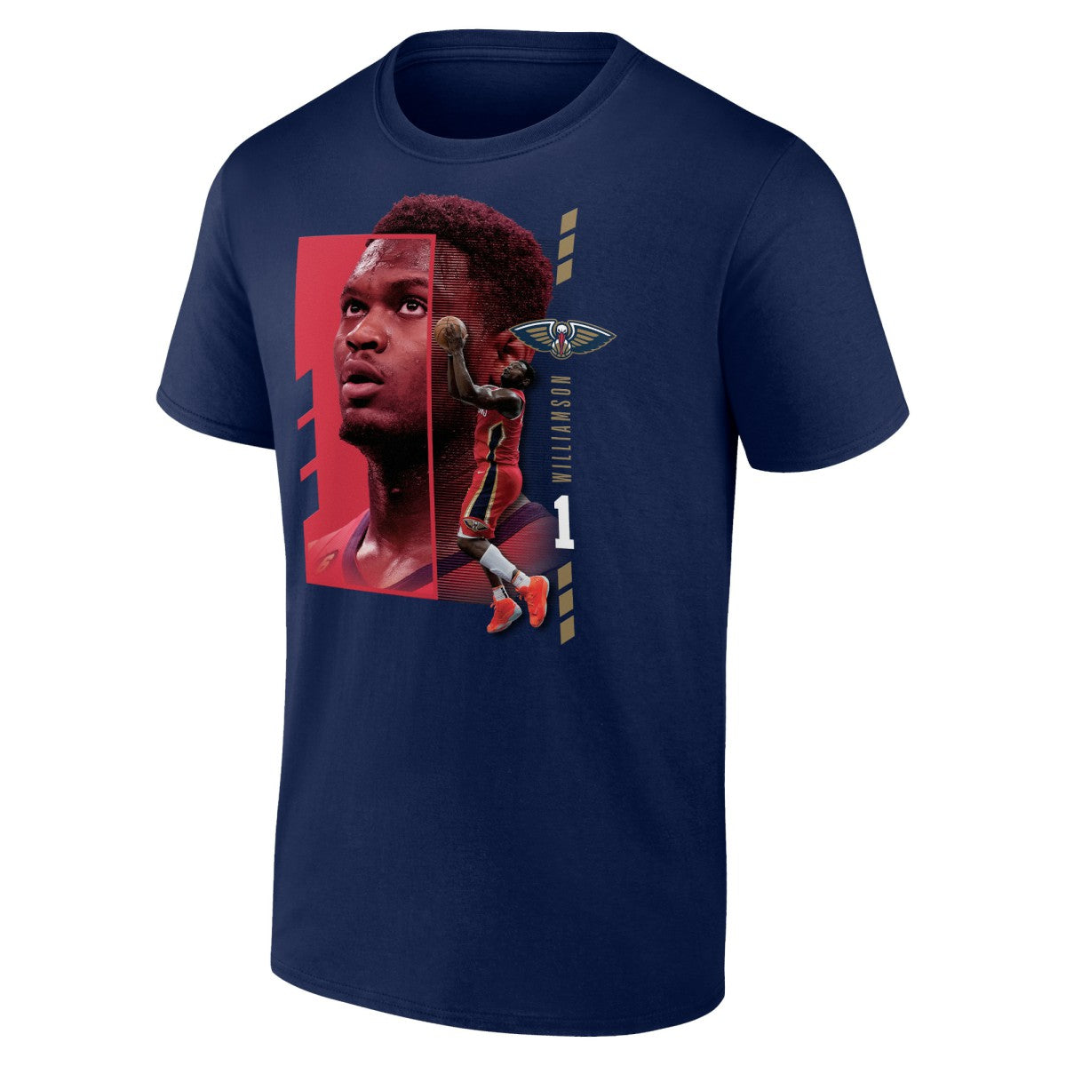 Zion Williamson New Orleans Pelicans Jump Pass T-Shirt Navy