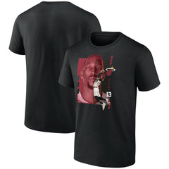 Bam Adebayo Miami Heat Jump Pass T-Shirt Black