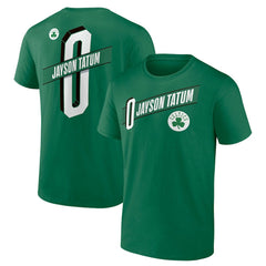 Jayson Tatum Boston Celtics Full-Court Press Name & Number T-Shirt Green