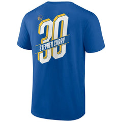 Stephen Curry Golden State Warriors Full-Court Press Name & Number T-Shirt Royal