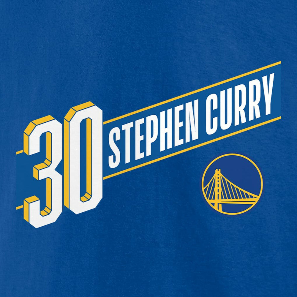 Stephen Curry Golden State Warriors Full-Court Press Name & Number T-Shirt Royal
