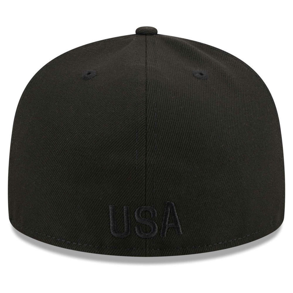 USMNT New Era Text 59FIFTY Fitted Hat Black