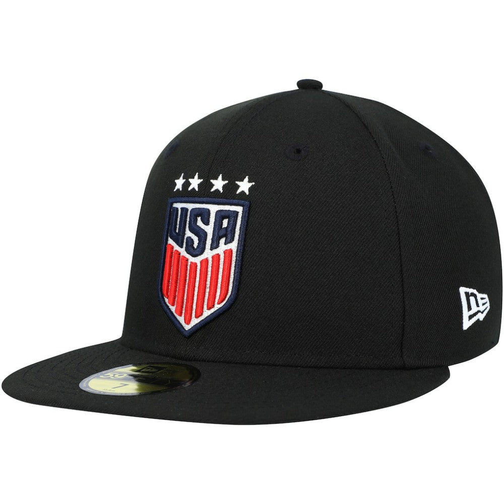 USWNT New Era Team Basic 59FIFTY Fitted Hat Black