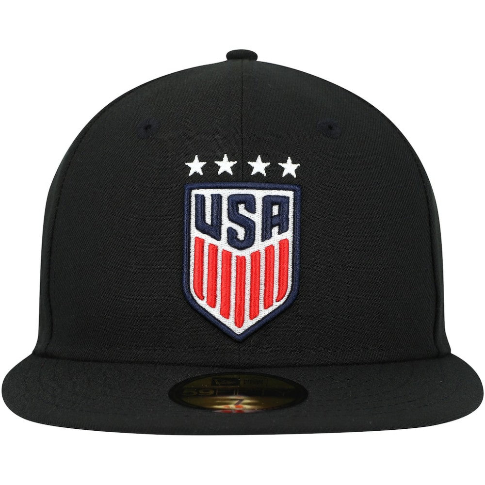 USWNT New Era Team Basic 59FIFTY Fitted Hat Black