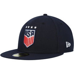 USWNT New Era Team Basic 59FIFTY Fitted Hat Navy