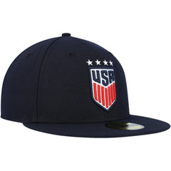USWNT New Era Team Basic 59FIFTY Fitted Hat Navy