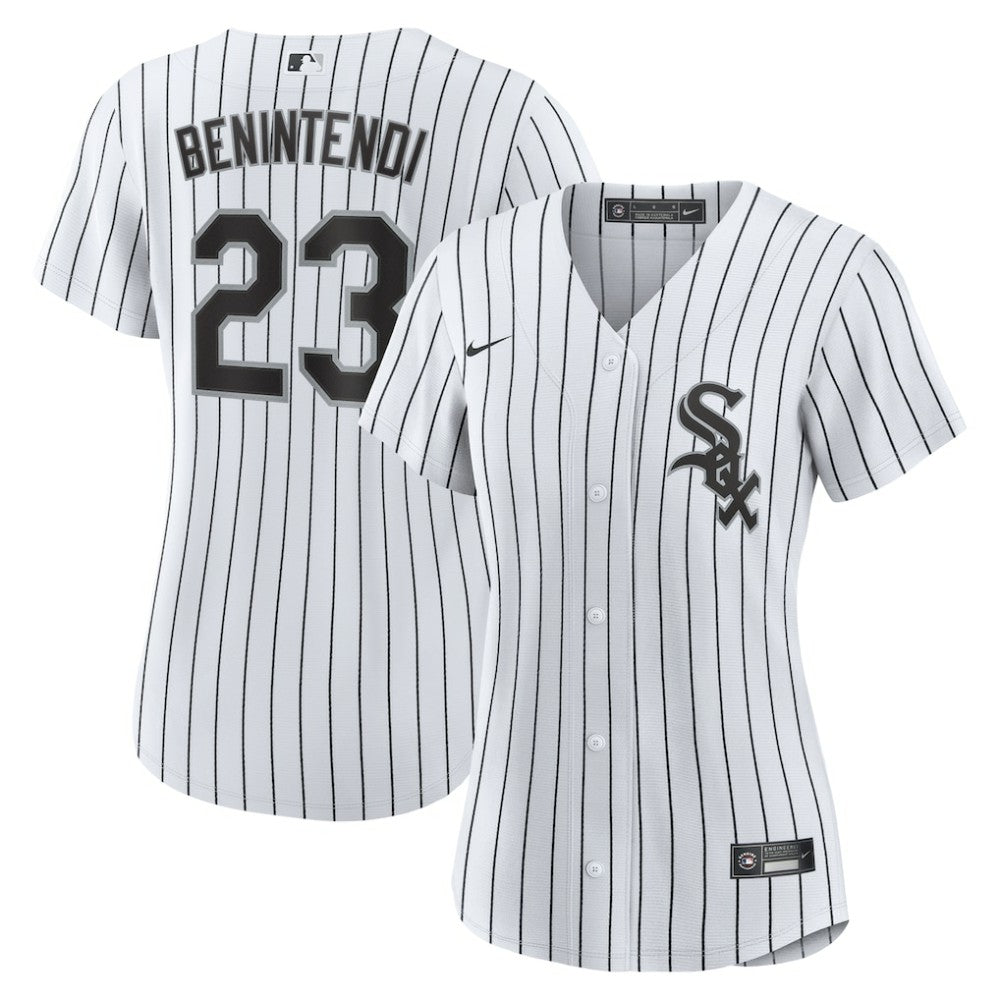 Andrew Benintendi Chicago White Sox Nike Women's Home Official Player Jersey - White/Black Jerseys