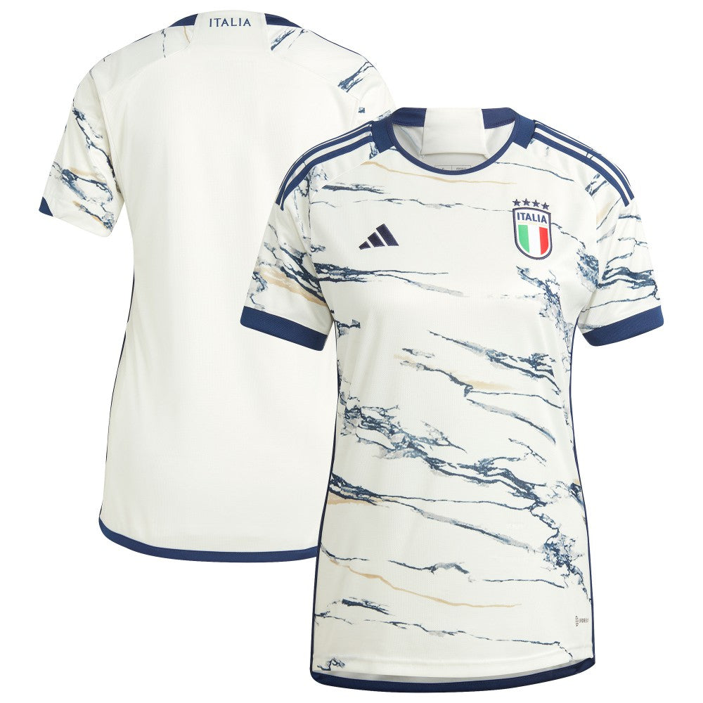 Italy National Team Women's 2023 Away Replica Jersey White