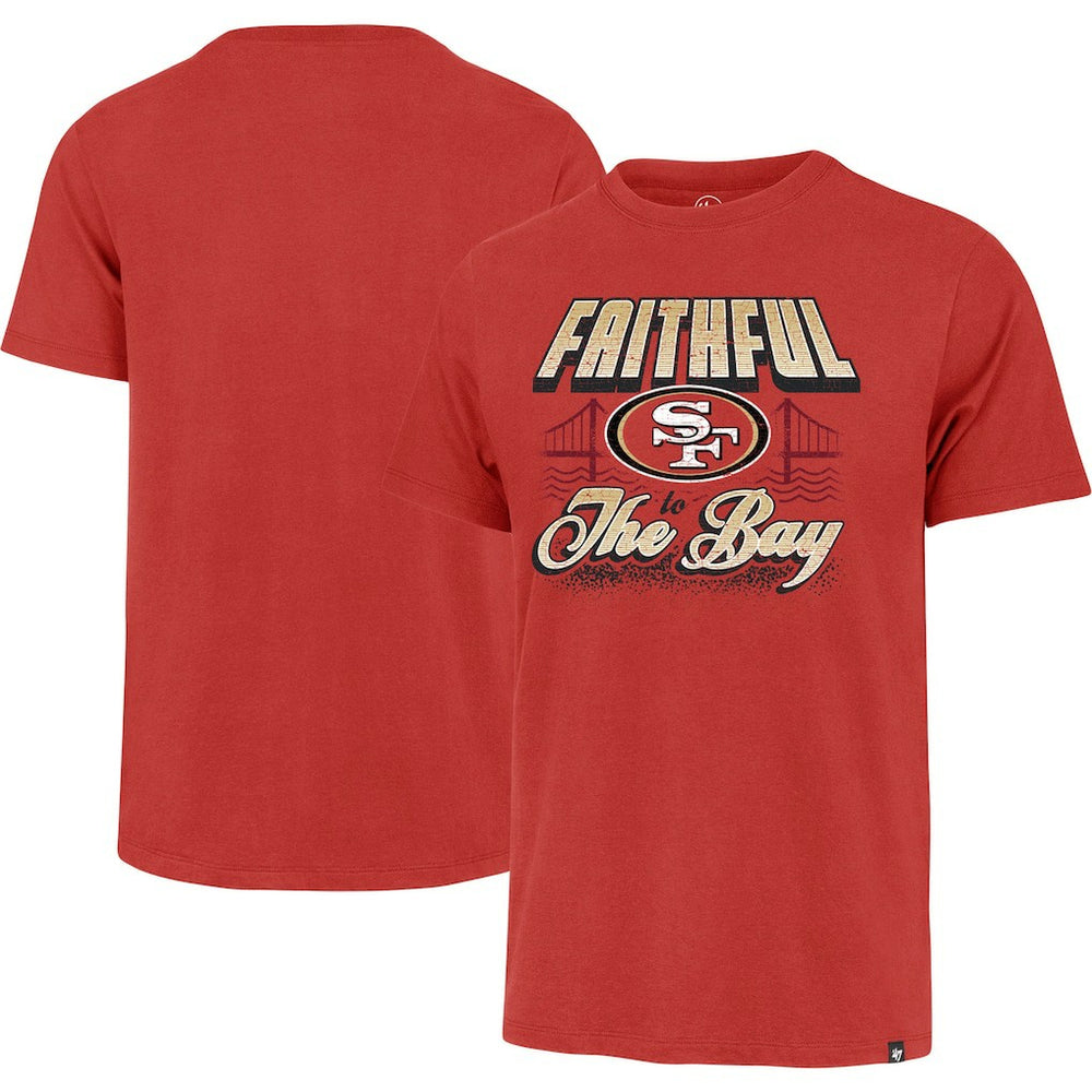 San Francisco 49ers '47 Faithful to the Bay Regional Franklin T-Shirt Scarlet