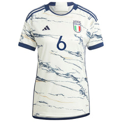 Marco Verratti Italy National Team Women's 2023 Away Replica Jersey White