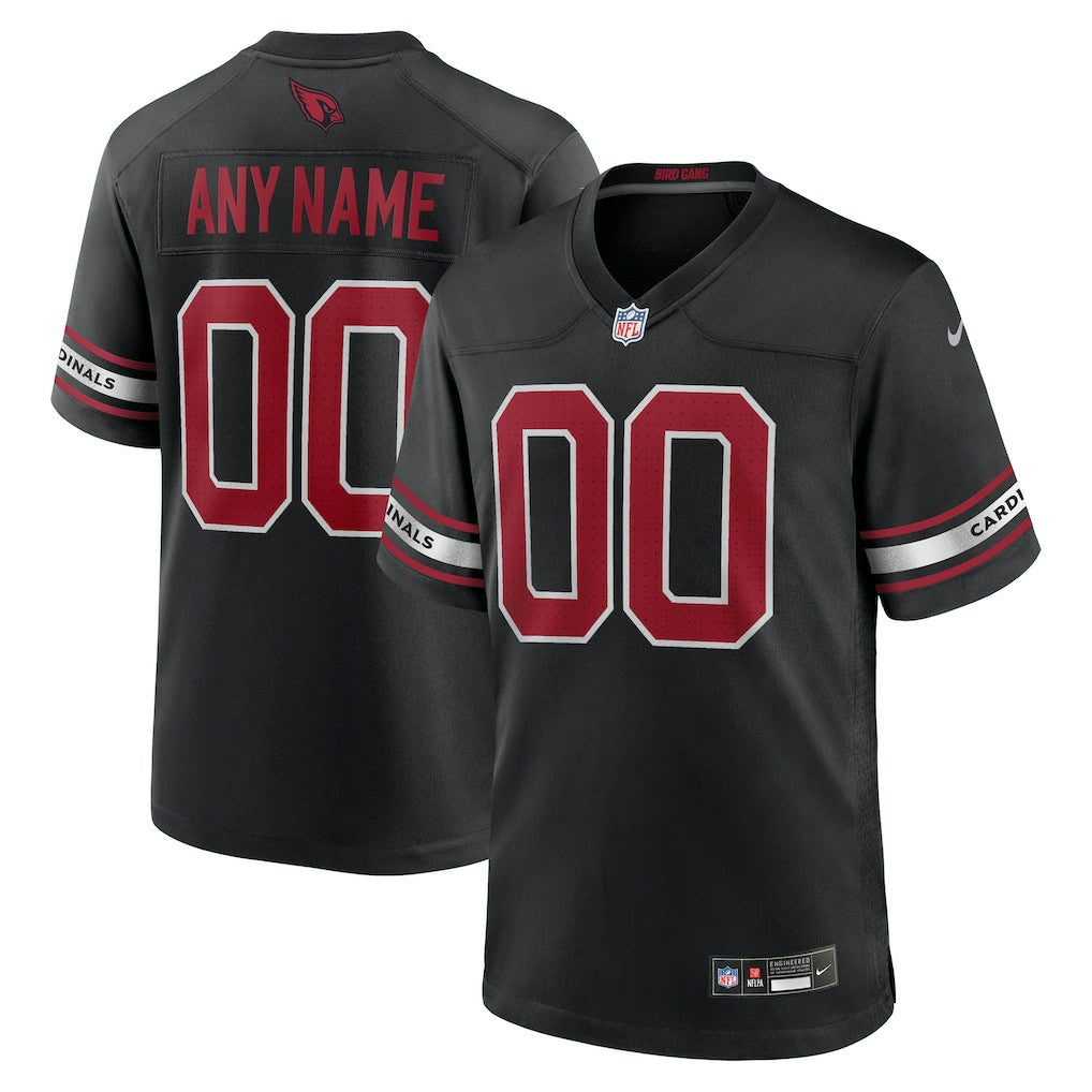 Arizona Cardinals Alternate Custom Game Jersey Black