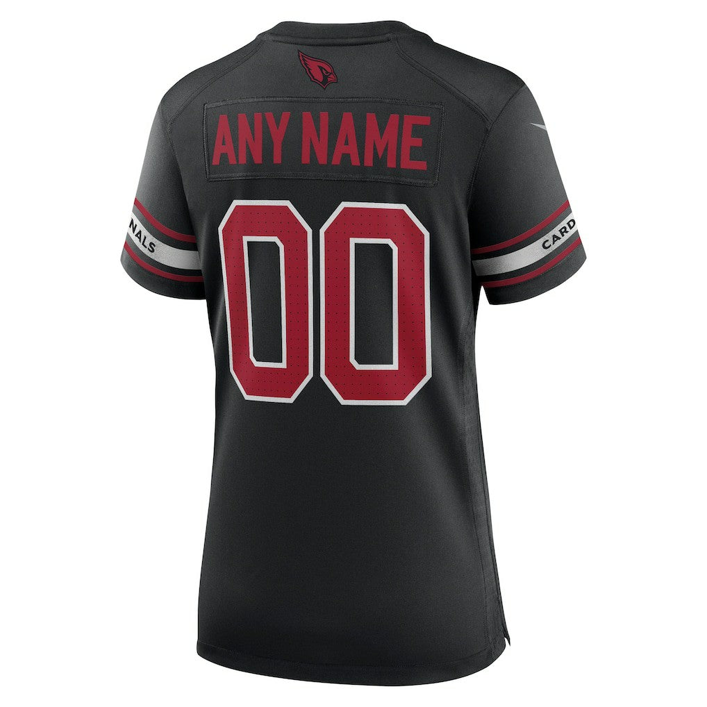 Arizona Cardinals Women's Alternate Custom Game Jersey Black