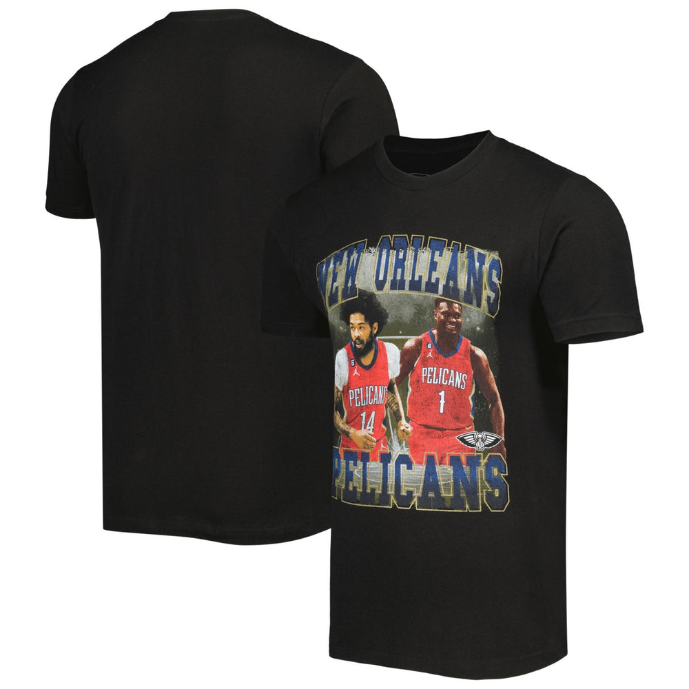 Zion Williamson & Brandon Ingram New Orleans Pelicans Stadium Essentials Unisex Player Duo T-Shirt Black
