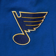 NHL St. Louis Blues Mitchell & Ness Legendary Slub Hoodie Long Sleeve T-Shirt - Blue