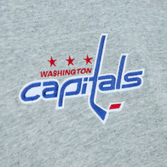 NHL Washington Capitals Mitchell & Ness Classic French Terry Pullover Hoodie - Heather Gray