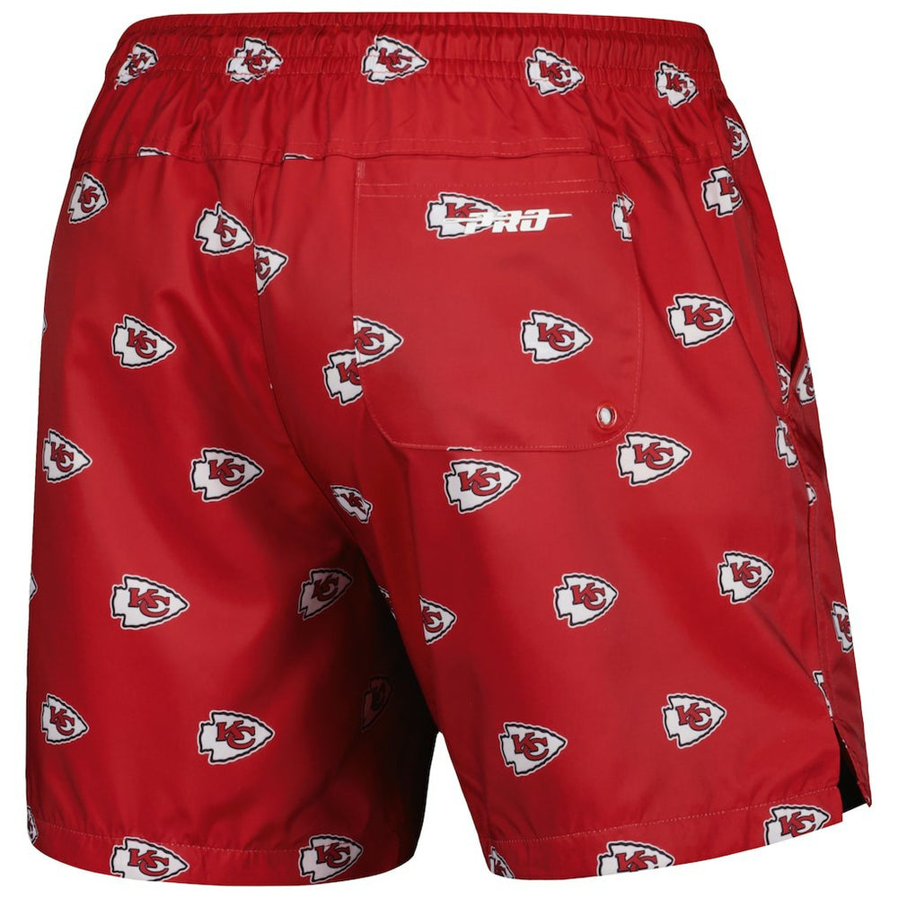 Kansas City Chiefs Pro Standard Allover Print Mini Logo Shorts Red