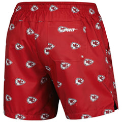 Kansas City Chiefs Pro Standard Allover Print Mini Logo Shorts Red