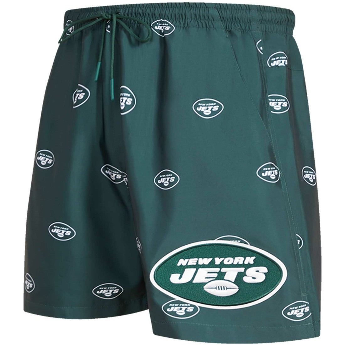 New York Jets Pro Standard Allover Print Mini Logo Shorts Green