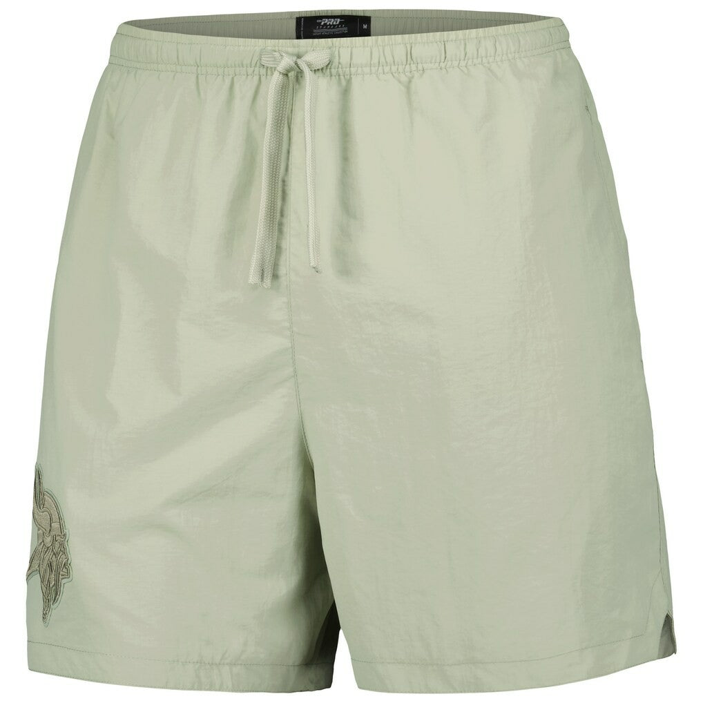 Minnesota Vikings Pro Standard Neutrals 2.0 Woven Shorts Light Green