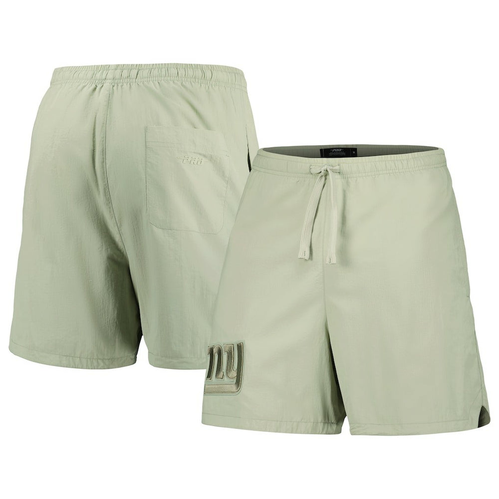 New York Giants Pro Standard Neutrals 2.0 Woven Shorts Light Green