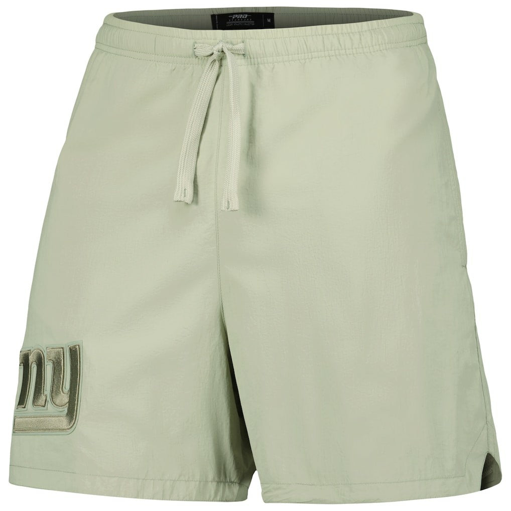 New York Giants Pro Standard Neutrals 2.0 Woven Shorts Light Green