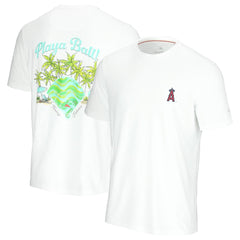 Los Angeles Angels Tommy Bahama Playa Ball T-Shirt - White T-shirts