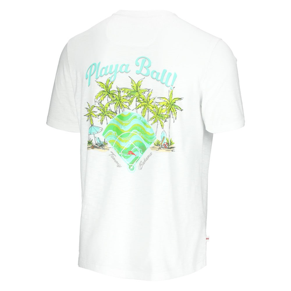 Los Angeles Angels Tommy Bahama Playa Ball T-Shirt - White T-shirts