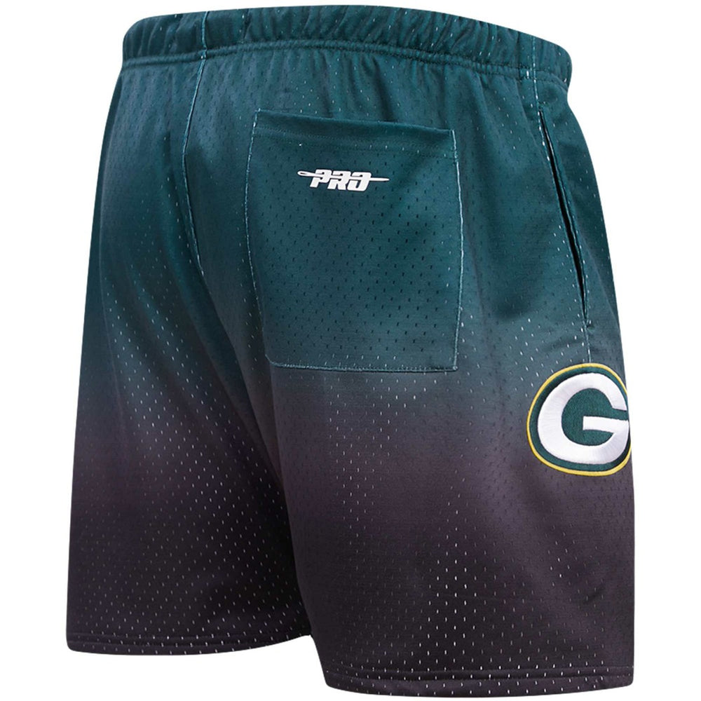 Green Bay Packers Pro Standard Ombre Mesh Shorts Black/Green