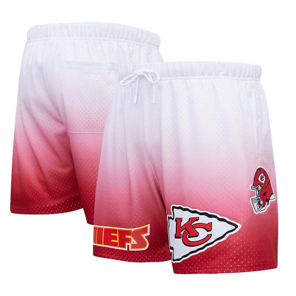Kansas City Chiefs Pro Standard Ombre Mesh Shorts Red/White