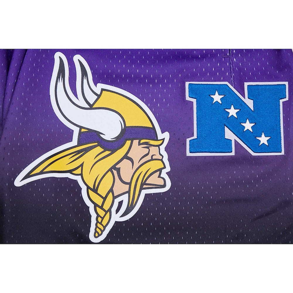 Minnesota Vikings Pro Standard Ombre Mesh Shorts Black/Purple