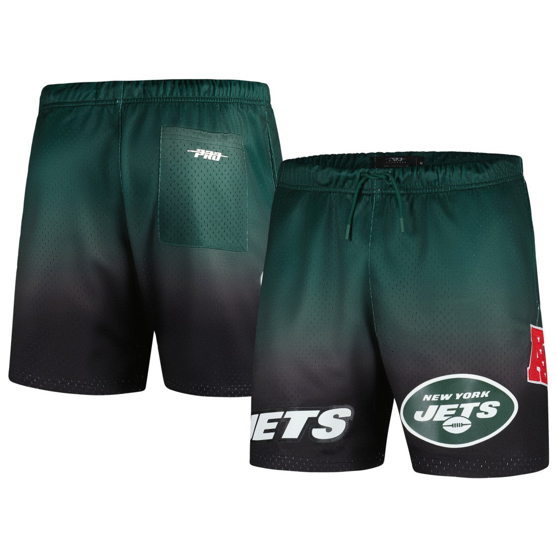 New York Jets Pro Standard Ombre Mesh Shorts Black/Green