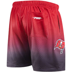 Tampa Bay Buccaneers Pro Standard Ombre Mesh Shorts Black/Red
