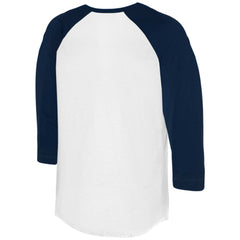 Houston Astros Tiny Turnip Women's Heart Banner 3/4-Sleeve Raglan T-Shirt - White/Navy T-shirts