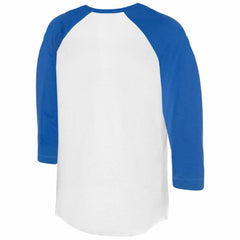 Chicago Cubs Tiny Turnip Women's Hot Bats 3/4-Sleeve Raglan T-Shirt - White/Royal T-shirts