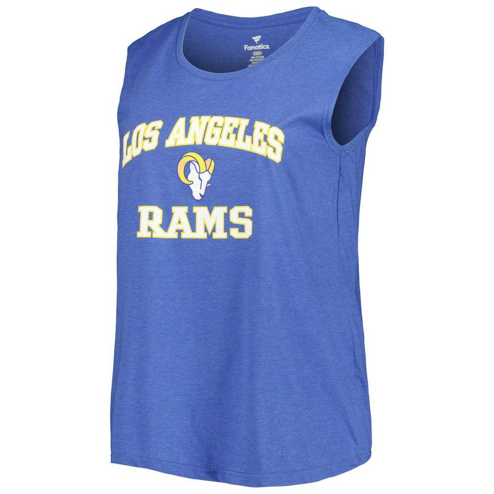 Los Angeles Rams Women's Plus Size Tank Top Royal