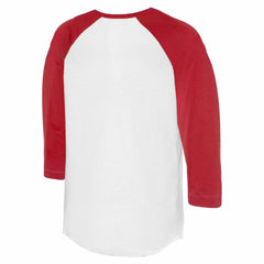 Boston Red Sox Tiny Turnip Women's I Love Dad 3/4-Sleeve Raglan T-Shirt - White/Red T-shirts